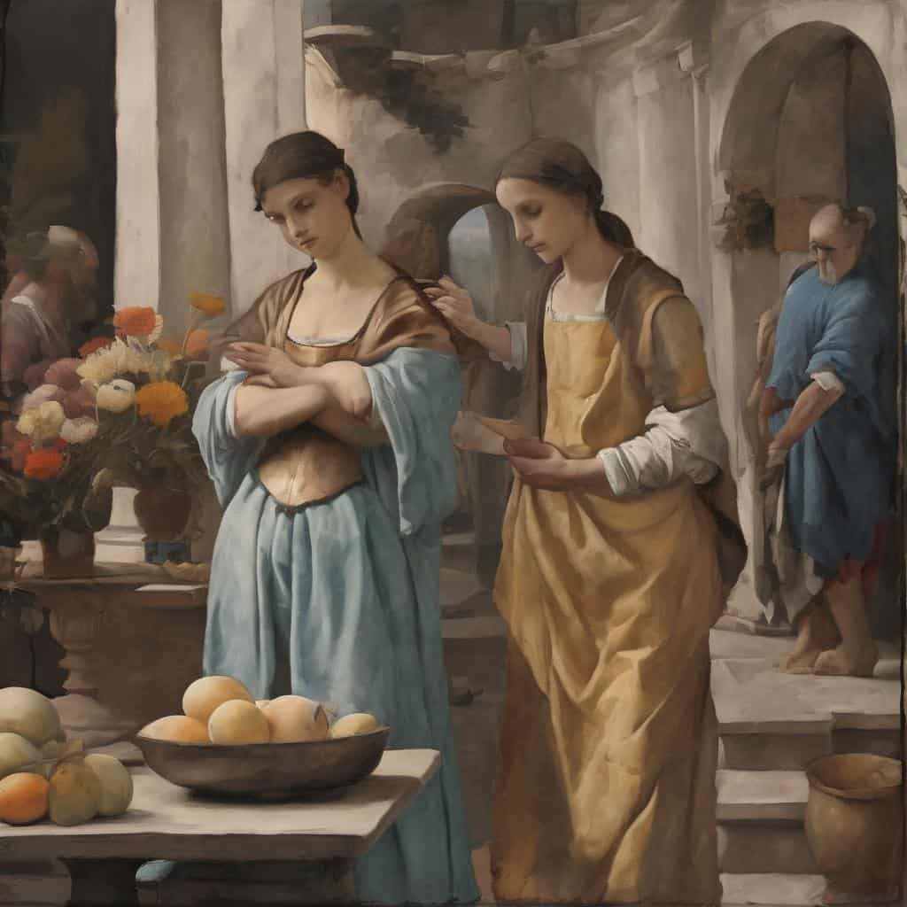 νεαροί καλλιτέχνες και έργα που άλλαξαν την τέχνη, παλιά πόλη, ιταλική ζωγραφική.